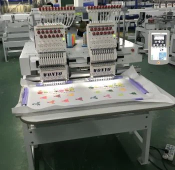 NEW 2 Head Computer Embroidery Machine
