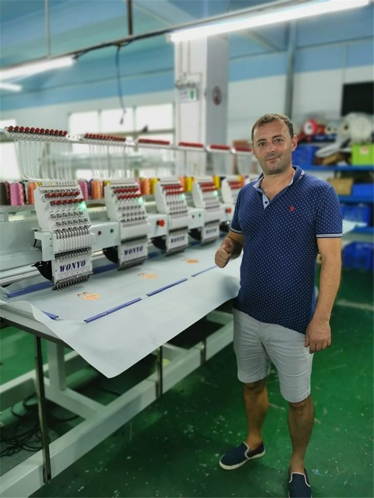 Multi Function Cap T-shirt Garment Monograming Embroidery Machine 8 Heads