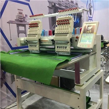 Arvutipõhine torukujuline 2 pead Wanyangi niidi monogrammiline tikkimismasin