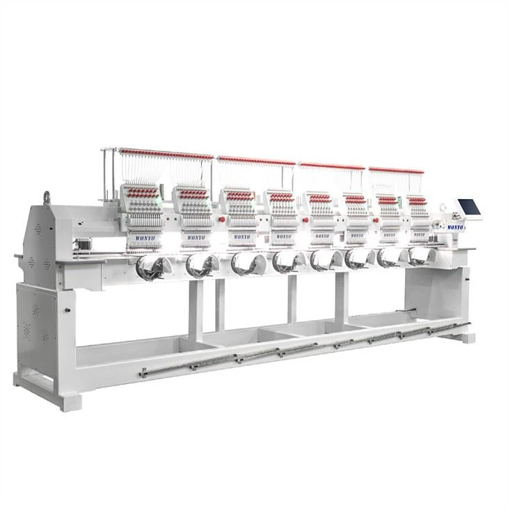 Wonyo Hot Sale Automatic Computerized Embroidery Machine 8 Head